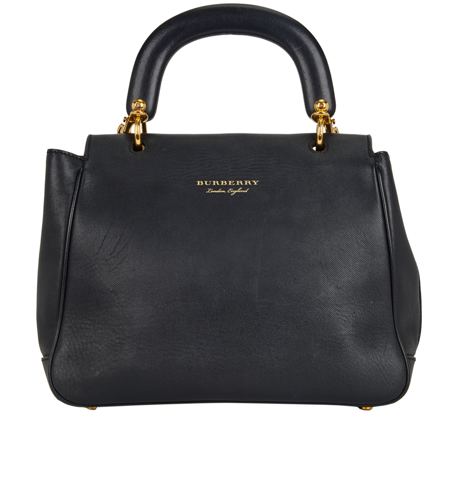 DK88 Top Handle, &pound;280, Handbags, Black, Leather, Back view